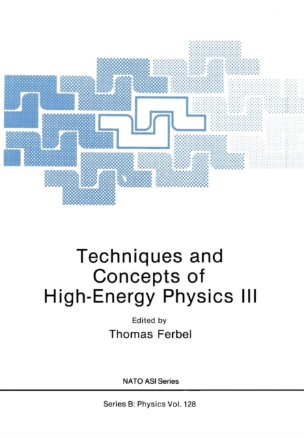 Techniques and Concepts of High-Energy Physics III, Paperback / softback Book