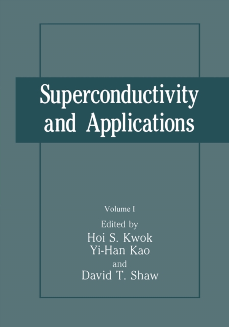 Superconductivity and Applications, PDF eBook