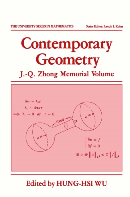 Contemporary Geometry : J.-Q. Zhong Memorial Volume, PDF eBook