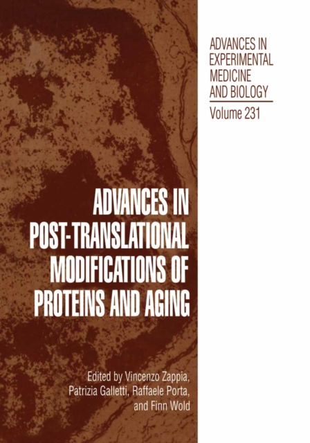 Advances in Post-Translational Modifications of Proteins and Aging, PDF eBook