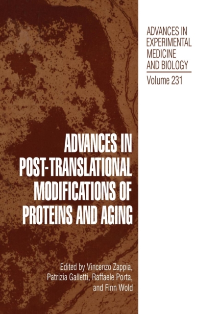 Advances in Post-Translational Modifications of Proteins and Aging, Paperback / softback Book