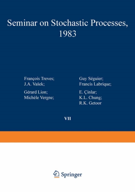 Seminar on Stochastic Processes, 1983, PDF eBook