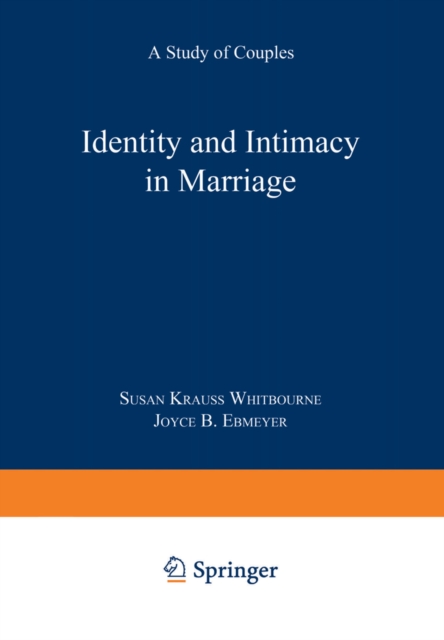 Identity and Intimacy in Marriage : A Study of Couples, PDF eBook