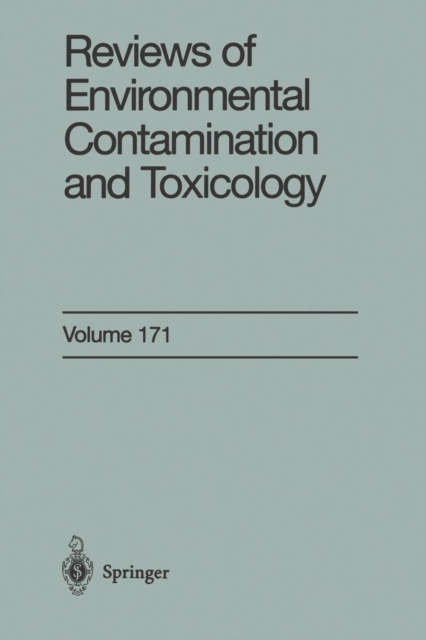 Reviews of Environmental Contamination and Toxicology : Continuation of Residue Reviews, Paperback / softback Book