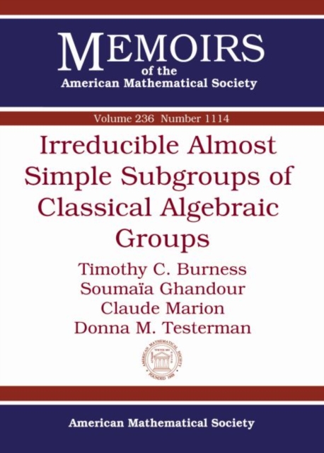 Irreducible Almost Simple Subgroups of Classical Algebraic Groups, Paperback / softback Book