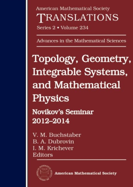 Topology, Geometry, Integrable Systems, and Mathematical Physics : Novikov's Seminar 2012-2014, Hardback Book