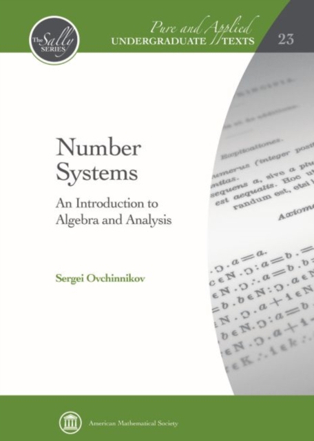 Number Systems : An Introduction to Algebra and Analysis, Hardback Book