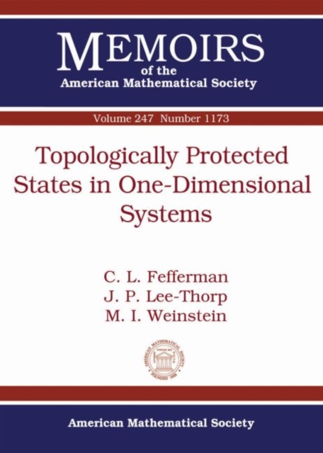 Topologically Protected States in One-Dimensional Systems, Paperback / softback Book