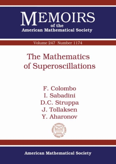 The Mathematics of Superoscillations, Paperback / softback Book