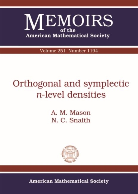Orthogonal and Symplectic $n$-level Densities, Paperback / softback Book