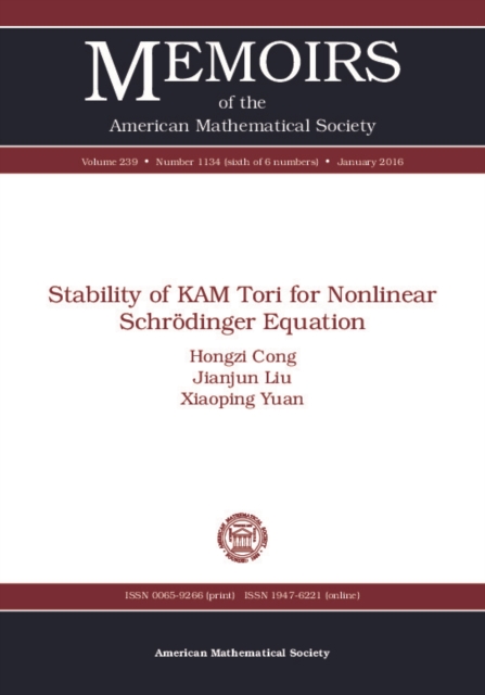 Stability of KAM Tori for Nonlinear Schroedinger Equation, PDF eBook