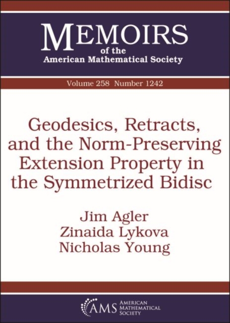 Geodesics, Retracts, and the Norm-Preserving Extension Property in the Symmetrized Bidisc, Paperback / softback Book