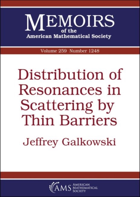 Distribution of Resonances in Scattering by Thin Barriers, Paperback / softback Book