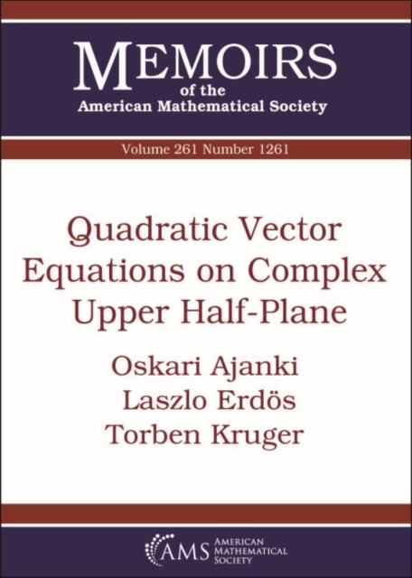 Quadratic Vector Equations on Complex Upper Half-Plane, Paperback / softback Book