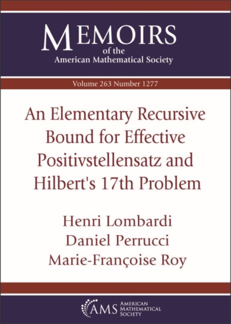 An Elementary Recursive Bound for Effective Positivstellensatz and Hilbert's 17th Problem, Paperback / softback Book