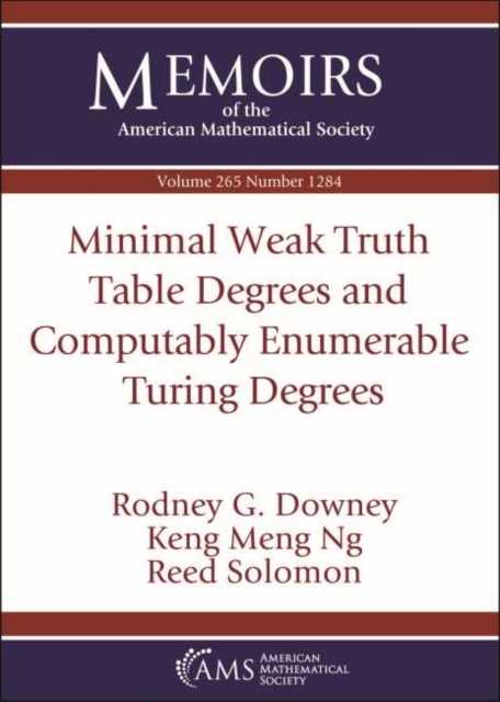 Minimal Weak Truth Table Degrees and Computably Enumerable Turing Degrees, Paperback / softback Book