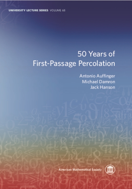 50 Years of First-Passage Percolation, PDF eBook