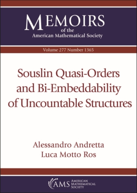 Souslin Quasi-Orders and Bi-Embeddability of Uncountable Structures, Paperback / softback Book