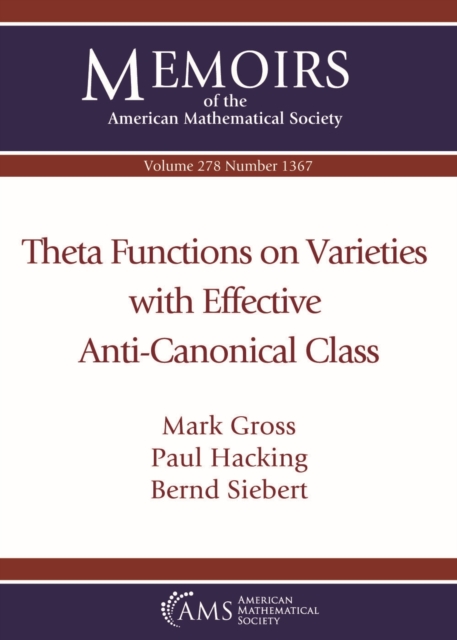 Theta Functions on Varieties with Effective Anti-Canonical Class, Paperback / softback Book