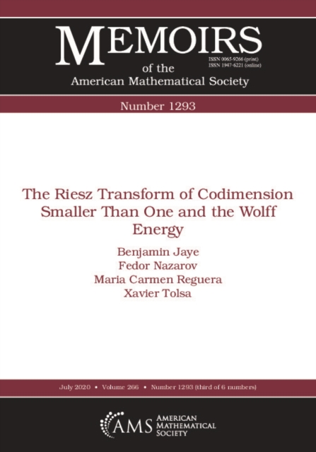 The Riesz Transform of Codimension Smaller Than One and the Wolff Energy, PDF eBook