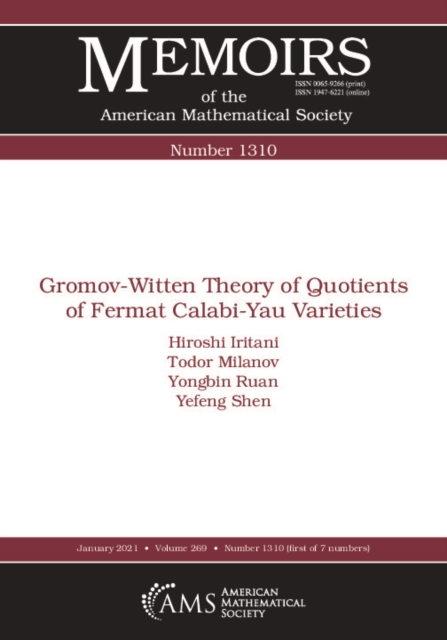 Gromov-Witten Theory of Quotients of Fermat Calabi-Yau Varieties, PDF eBook