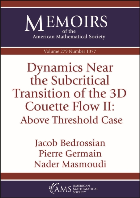 Dynamics Near the Subcritical Transition of the 3D Couette Flow II: Above Threshold Case, Paperback / softback Book