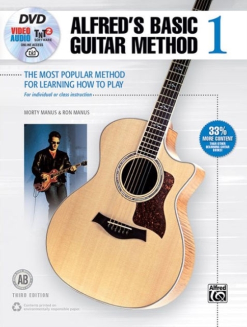 ALFRED'S BASIC GUITAR BOOK 1 BOOK AND CD, Paperback Book