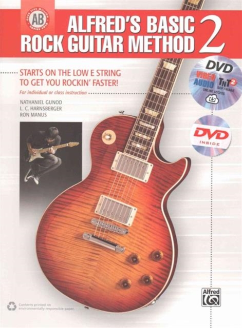 ALFREDS BASIC ROCK GUITAR METHOD BK DVD, Paperback Book