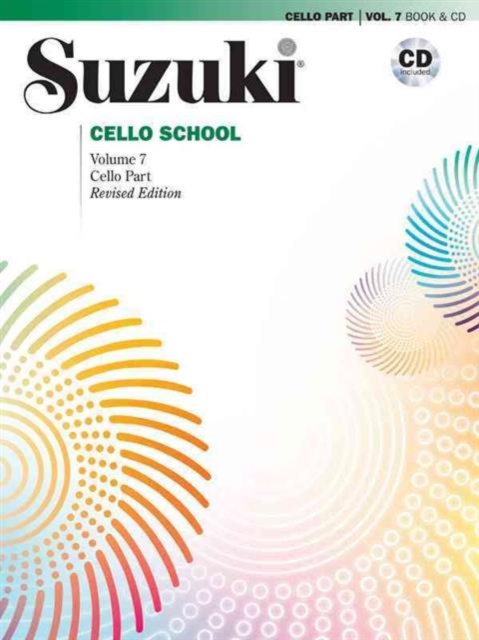 SUZUKI CELLO SCHOOL VOLUME 7 BOOK & CD, Paperback Book
