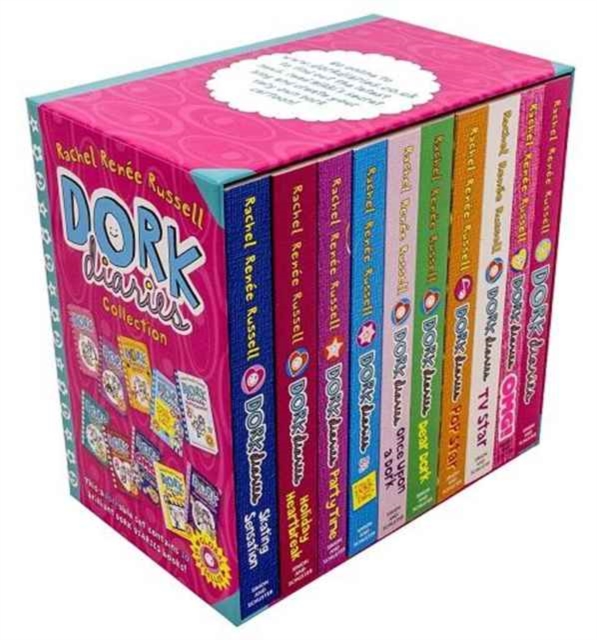 Dork Diaries x 10 title Slipcase set : Dork Diaries / Party Time / How to Dork your Diary / Pop Star / Dear Dork / TV Star / Skating Sensation / Holiday Heartbreak / OMG / Once Upon a Dork, Paperback / softback Book