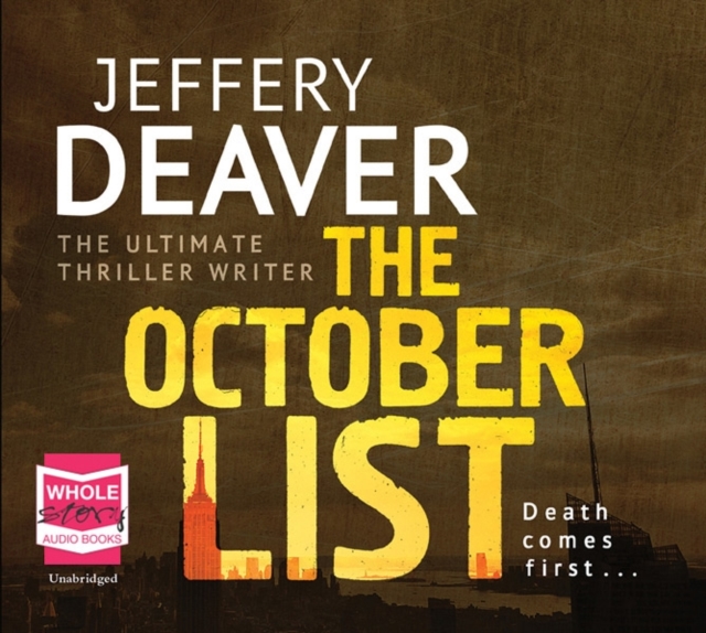 The October List, CD-Audio Book