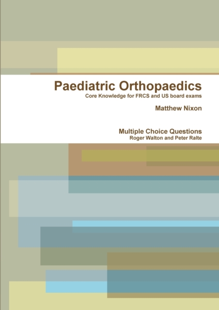 Paediatric Orthopaedics, Paperback / softback Book