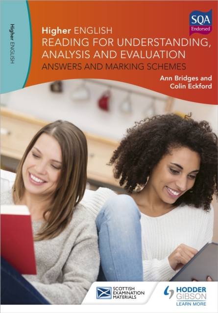 Higher English: Reading for Understanding, Analysis and Evaluation - Answers and Marking Schemes, Paperback / softback Book