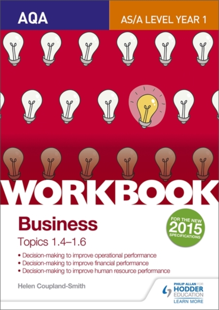 AQA A-level Business Workbook 2: Topics 1.4-1.6, Paperback / softback Book