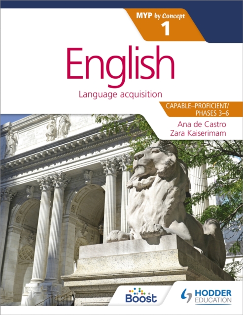 English for the IB MYP 1 (Capable-Proficient/Phases 3-4, 5-6): by Concept, Paperback / softback Book