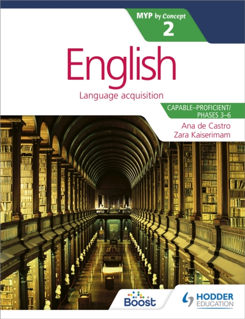 English for the IB MYP 2 (Capable-Proficient/Phases 3-4; 5-6): by Concept, Paperback / softback Book