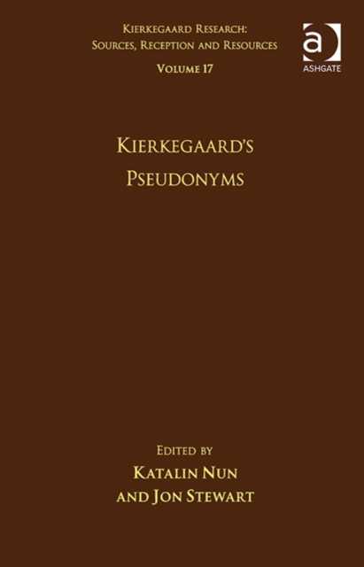 Volume 17: Kierkegaard's Pseudonyms, Hardback Book