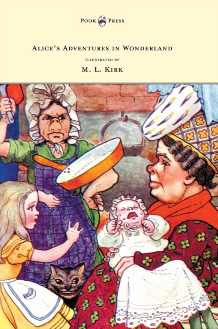 Alice's Adventures in Wonderland - With Twelve Full-Page Illustrations in Color by M. L. Kirk and Forty-Two Illustrations by John Tenniel, Hardback Book