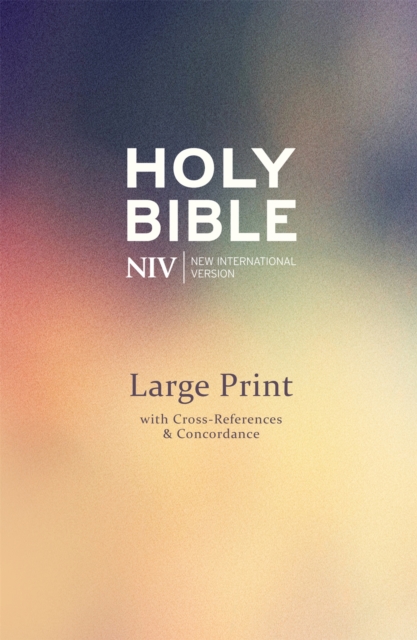 NIV Large Print Single-Column Deluxe Reference Bible : Hardback, Hardback Book