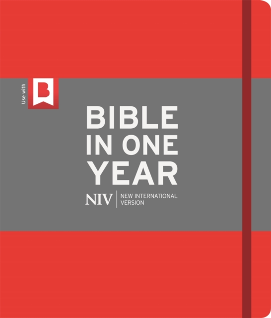 NIV Journalling Bible in One Year : Red, Hardback Book