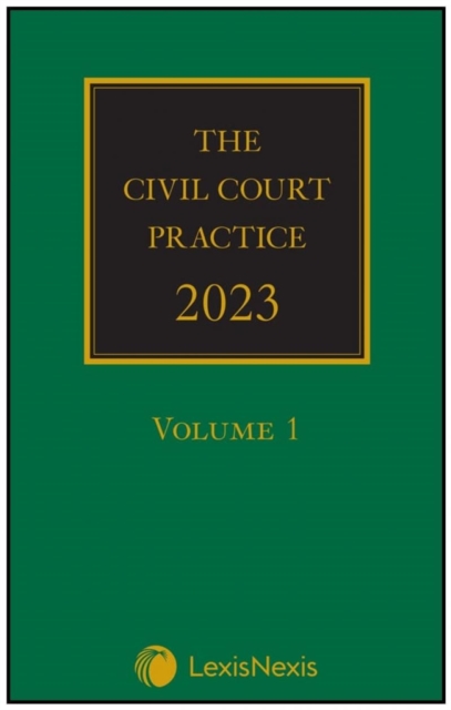The Civil Court Practice 2023 : (The Green Book), Multiple-component retail product Book