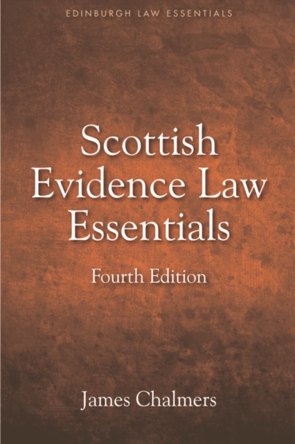 Scottish Evidence Law Essentials, Hardback Book