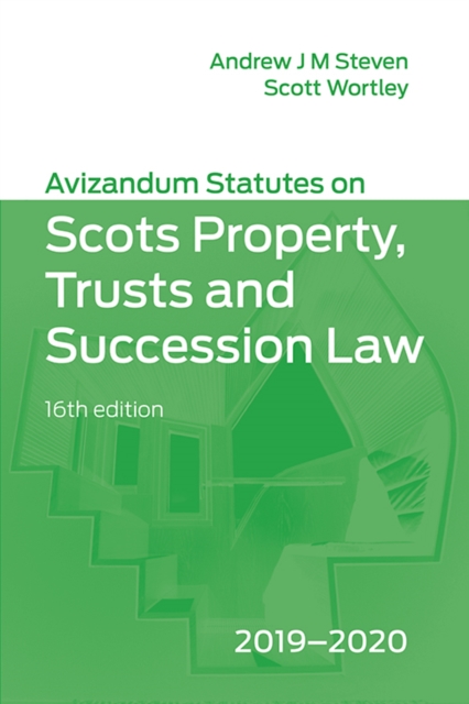 Avizandum Statutes on the Scots Law of Property, Trusts & Succession, Paperback / softback Book