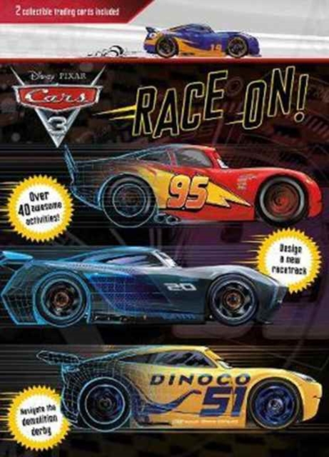 Disney Pixar Cars 3 Race On! : 2 Collectible Trading Cards Included, Paperback Book