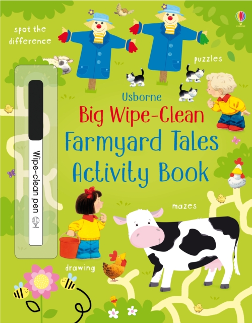 Big Wipe Clean Farmyard Tales Activities Book, Paperback Book