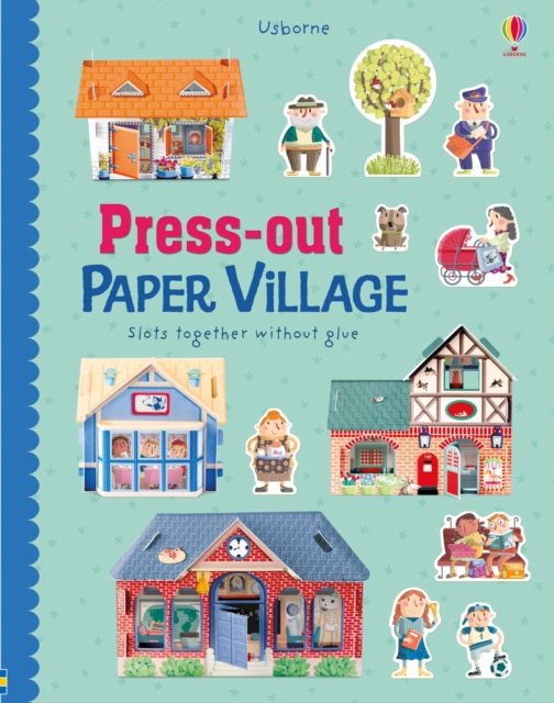 Press-out Paper Village, Hardback Book