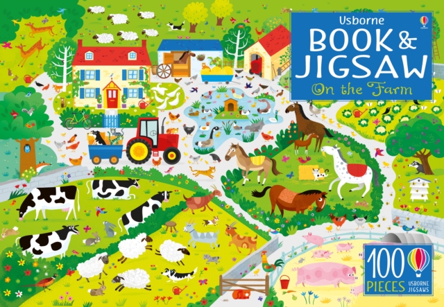 Usborne Book and Jigsaw On the Farm, Paperback / softback Book