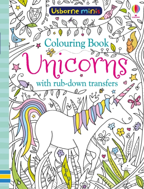 Colouring Book Unicorns with Rub Downs, Paperback / softback Book