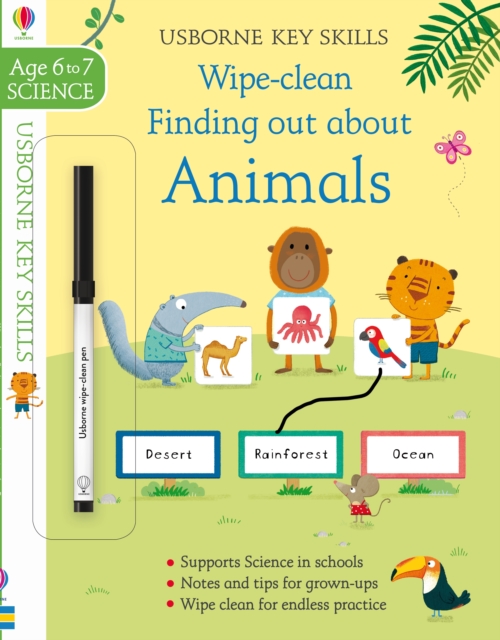 Wipe-Clean Finding Out About Animals 6-7, Paperback / softback Book