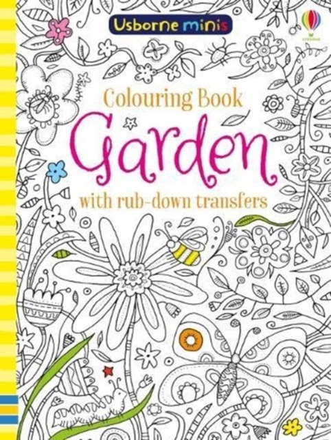Colouring Book Garden with Rub Down Transfers x5, Paperback Book